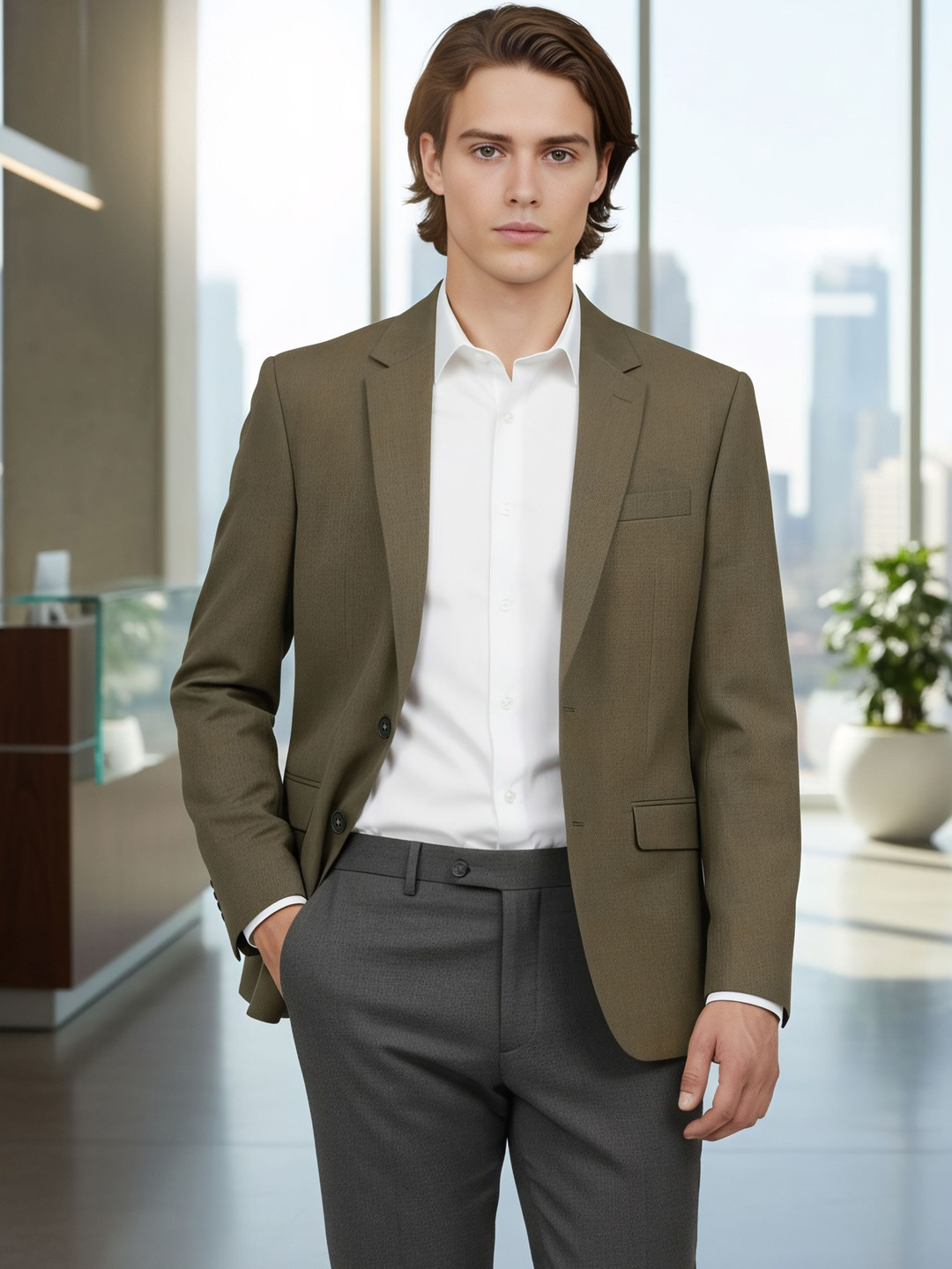 Celio Men Slim Fit Lightweight Knitted Jacket