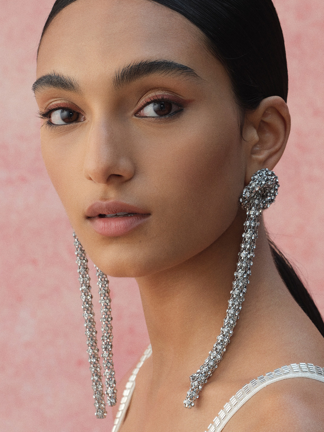 H&M Rhinestone Earrings