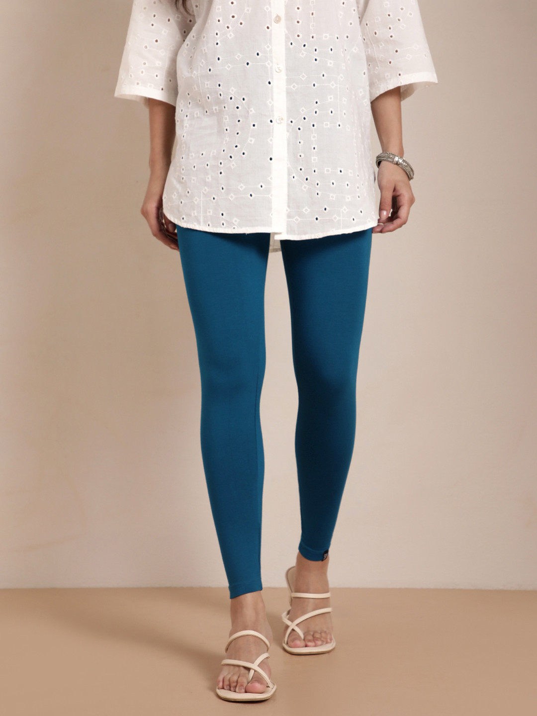 TWIN BIRDS Women Sea Port Ankle Length Legging