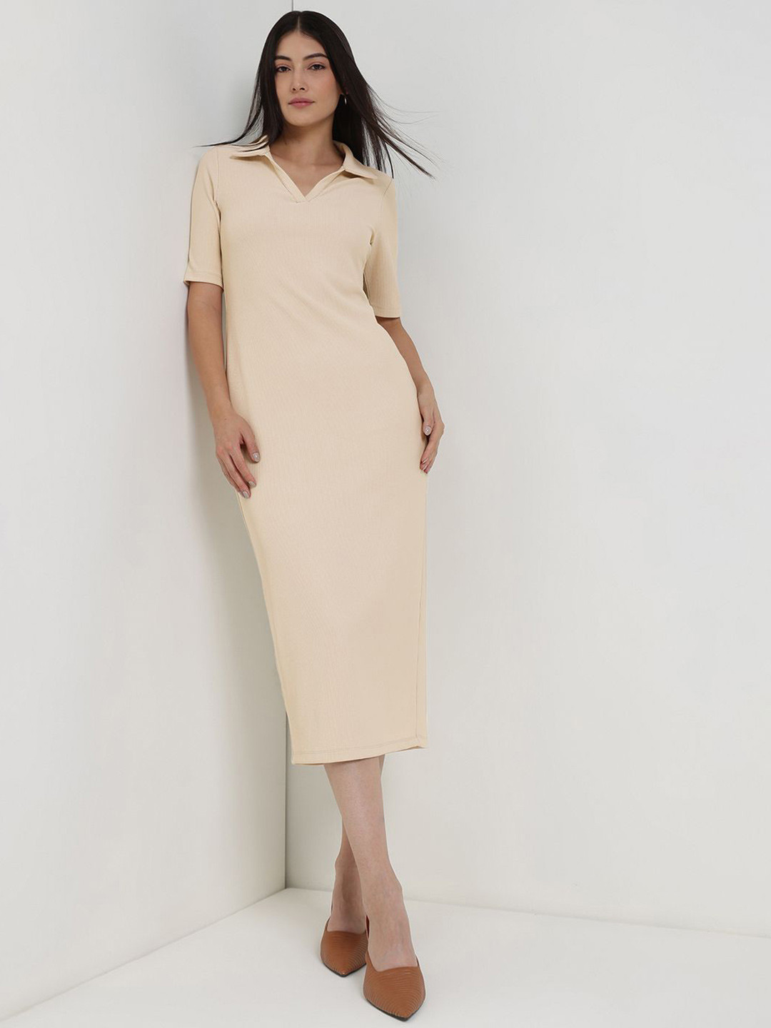 FableStreet Formal Bodycon Midi Dress