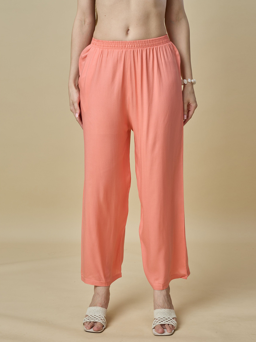 URBAN TRENDING Flamingo Women Wide Leg Palazzos