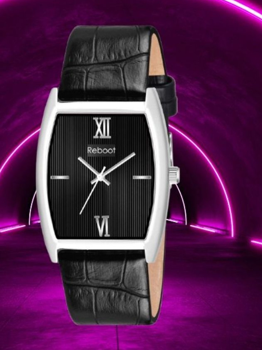 REBOOT Men Dial & Stainless Steel Straps Analogue Watch NEW7-111 SLIM