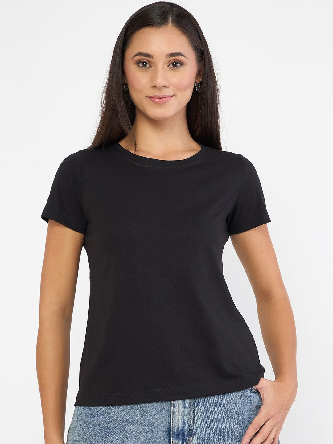 Wear Your Mind Ariel and Ursula Back Printed Round Neck Pure Cotton T-shirt