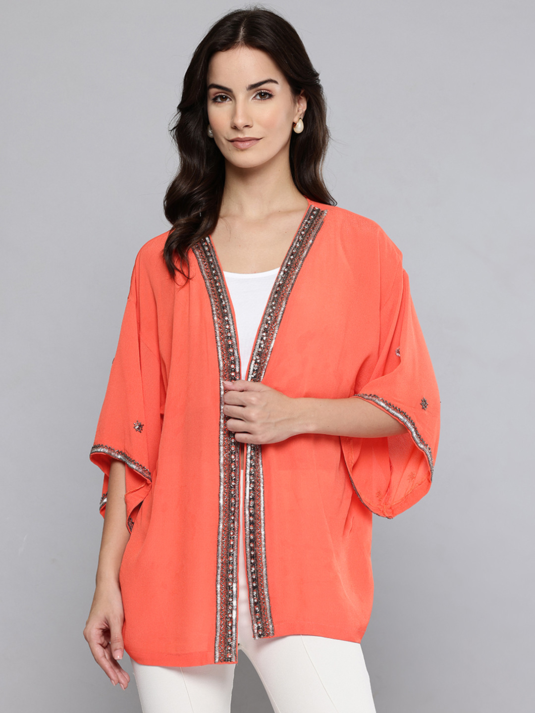 SCOUP Party Embellished Shrug