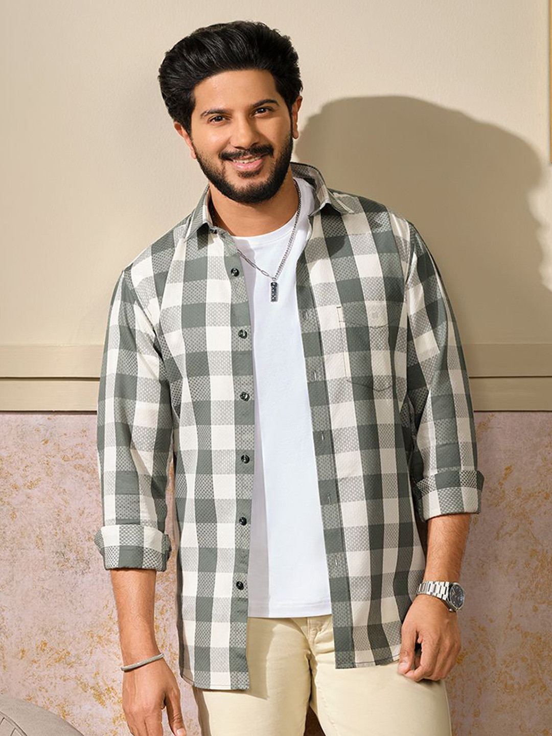 OTTO Men Checked Casual Shirt