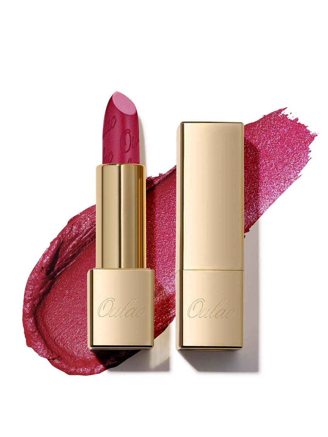 Oulac Metallic Shine Lipstick With Castor Oil - 4.3 g - She's A Lover GM15
