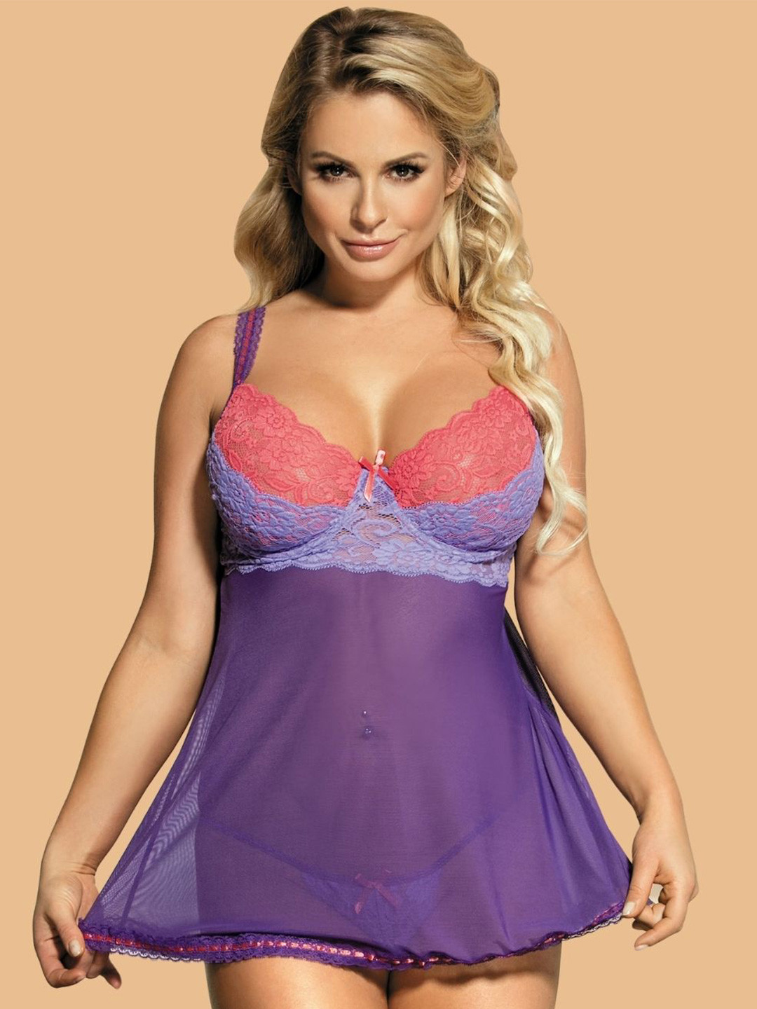 Women Frock Babydolls with Briefs
