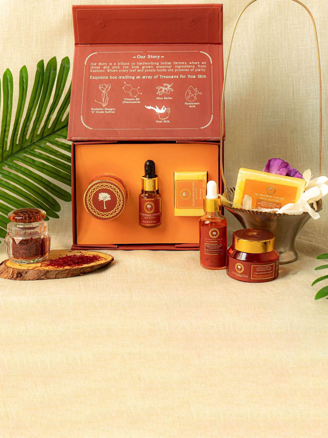 The Farmhands Collective 3-Piece Soap & Serum Natural Skincare Set