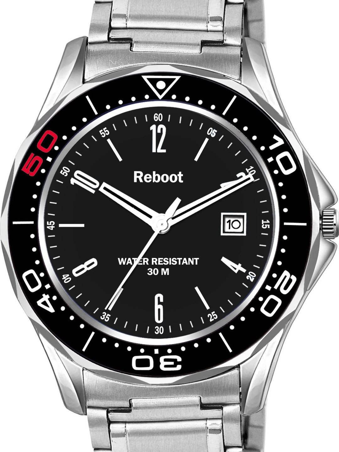 REBOOT Men Dial & Straps Watch 1633 Aquaracer Black New Edition by Reboot