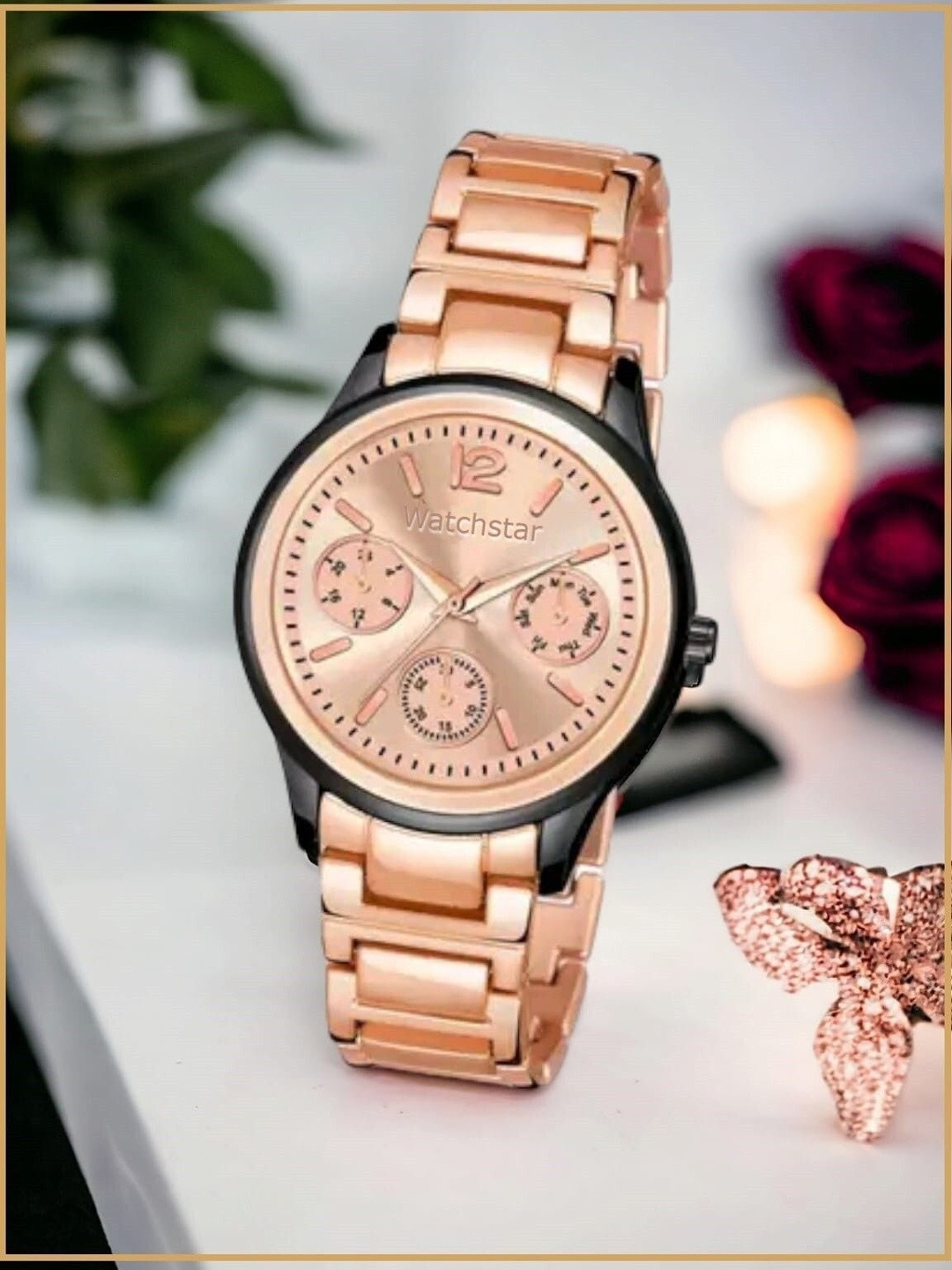 WATCHSTAR Women Dial & Straps Analogue Watch Lowely Copper AV