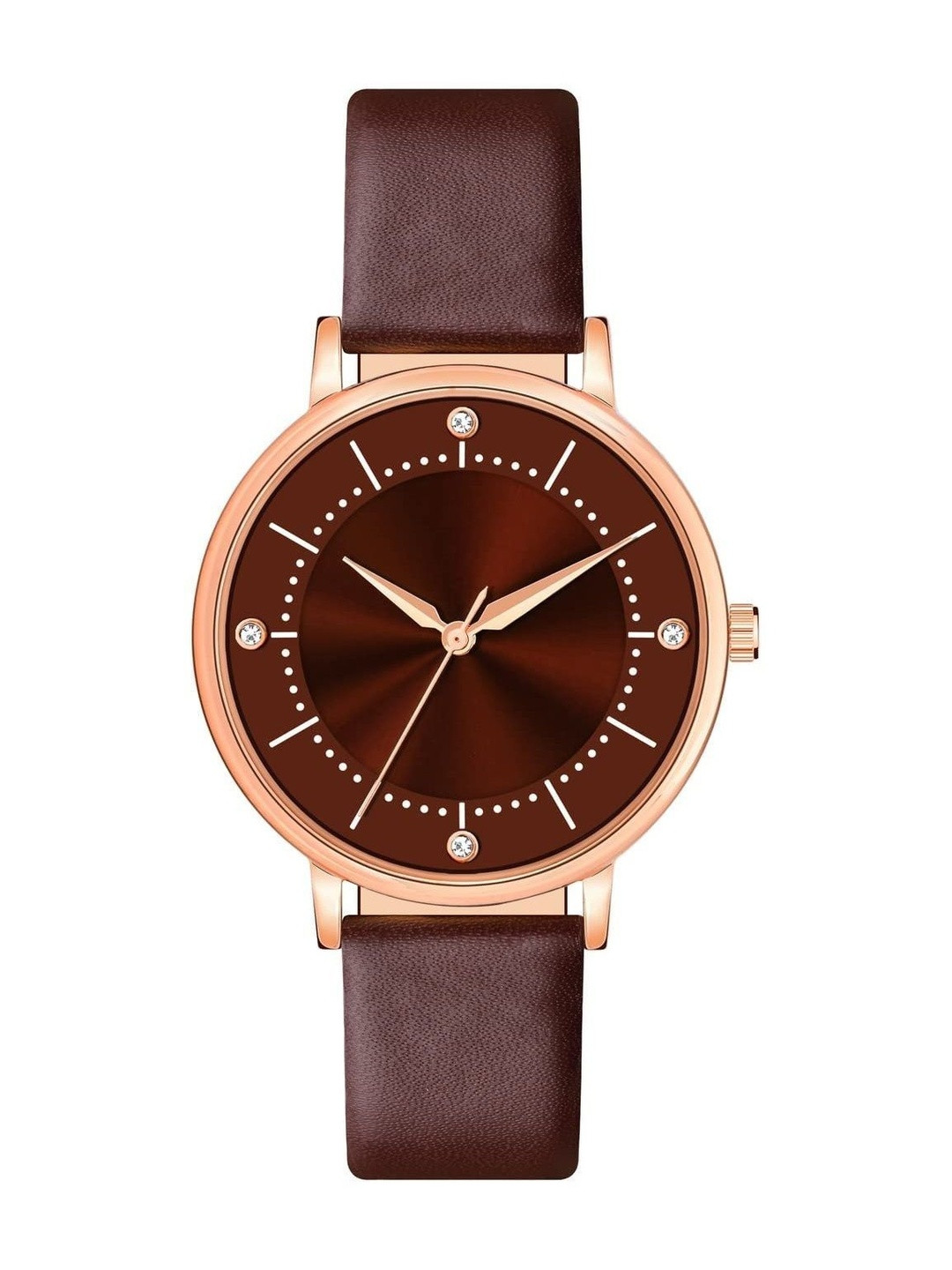 WATCHSTAR Women Dial & Leather Straps Analogue Watch Ritik BrownF