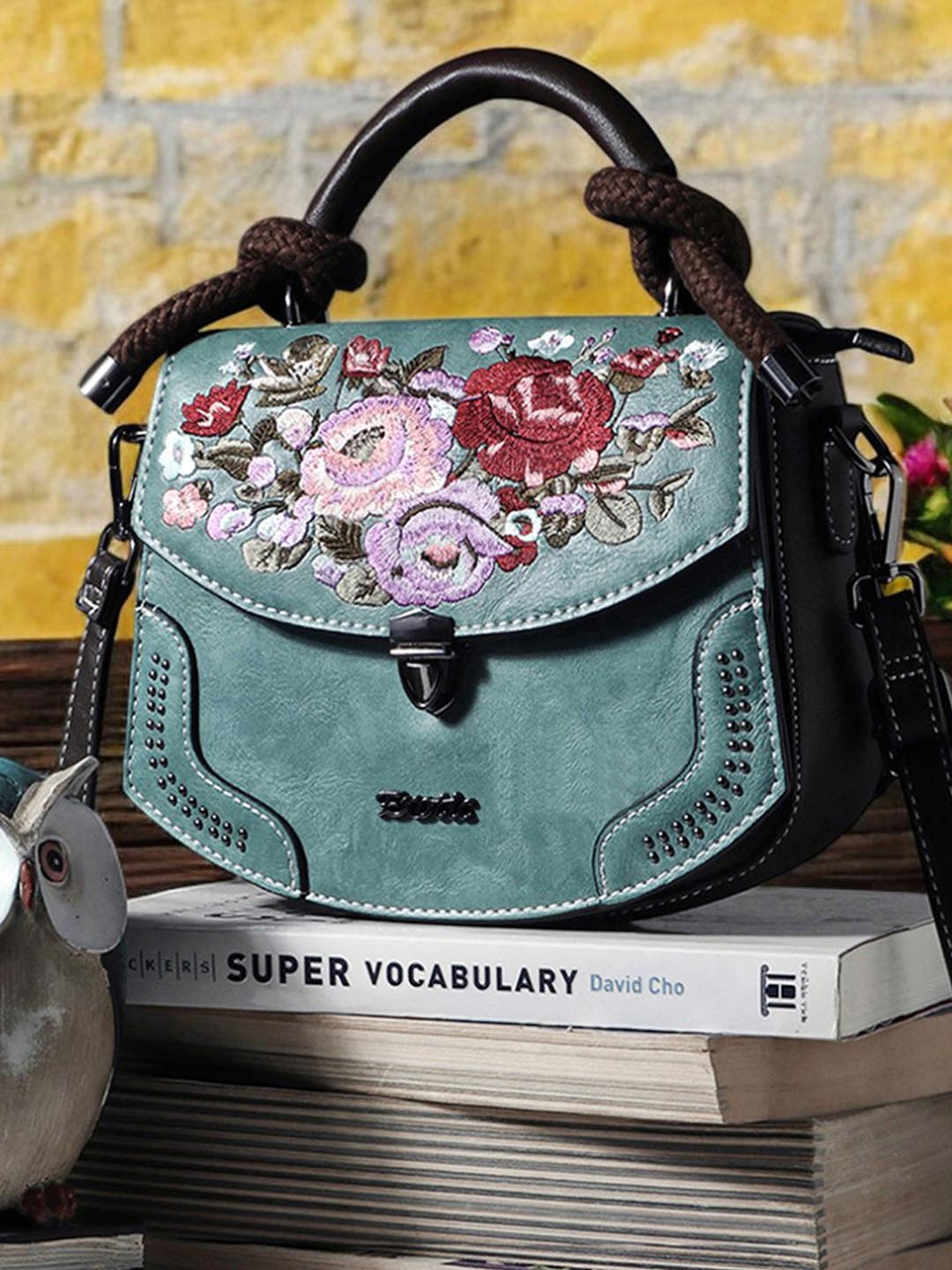 Exotic Floral Swagger Sling Bag