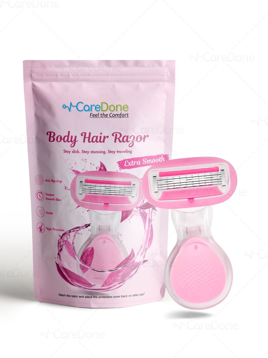 CareDone Women Mini Bikini Razor For Sensitive Areas