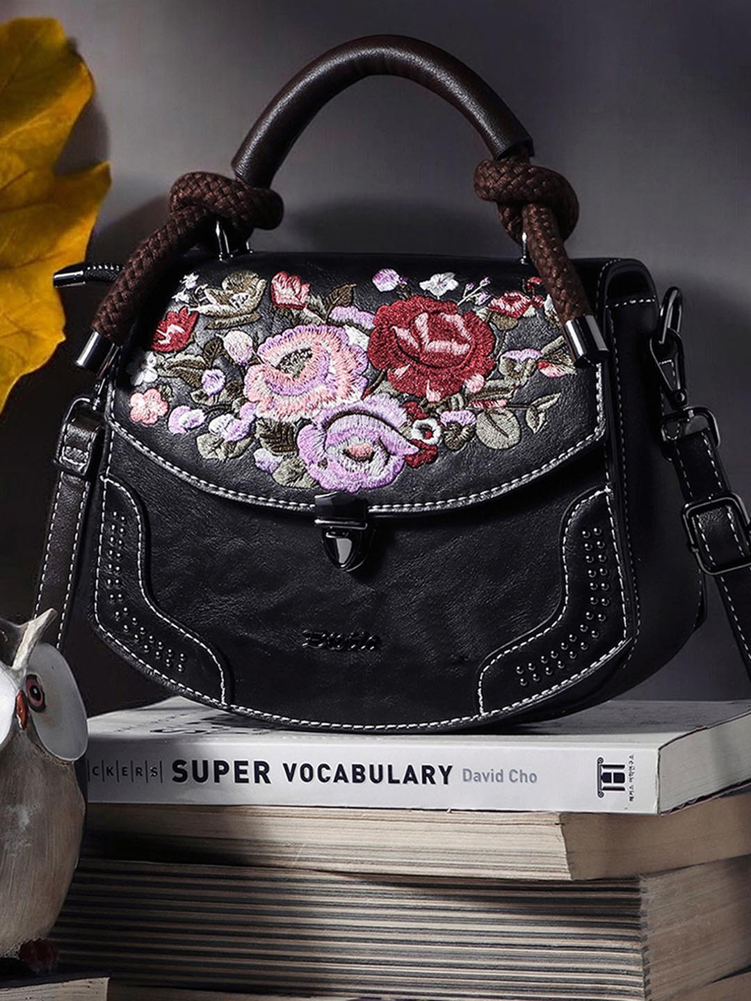 Exotic Floral Swagger Sling Bag