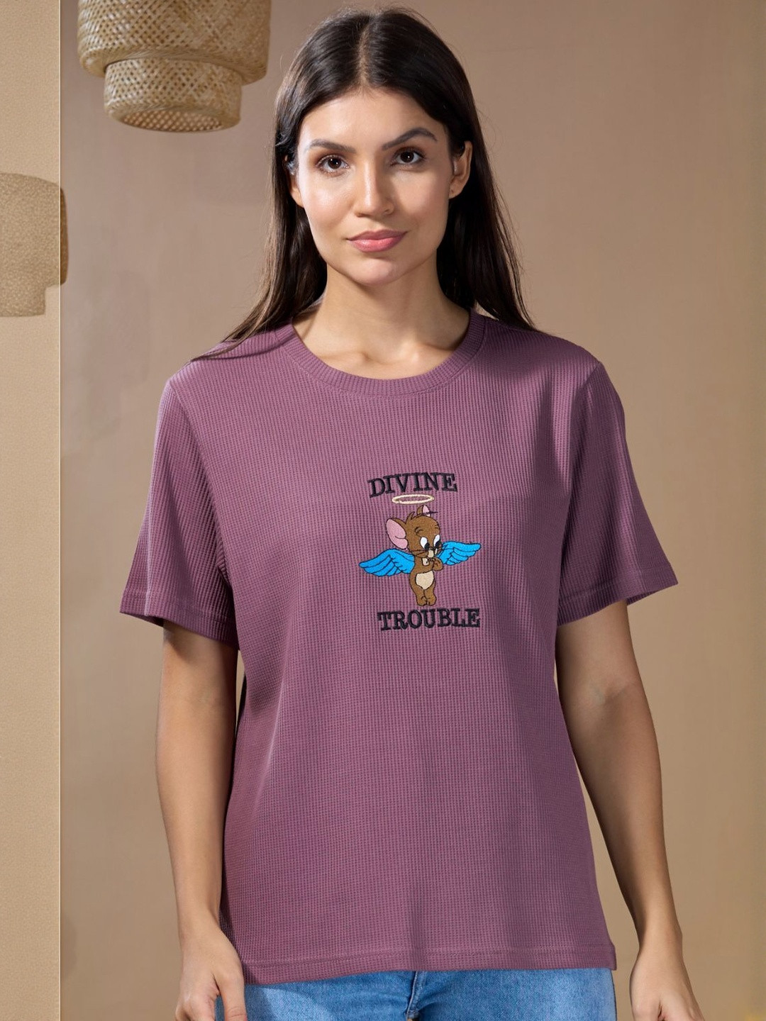 CUPID Woman Divine Trouble Cotton T-Shirt