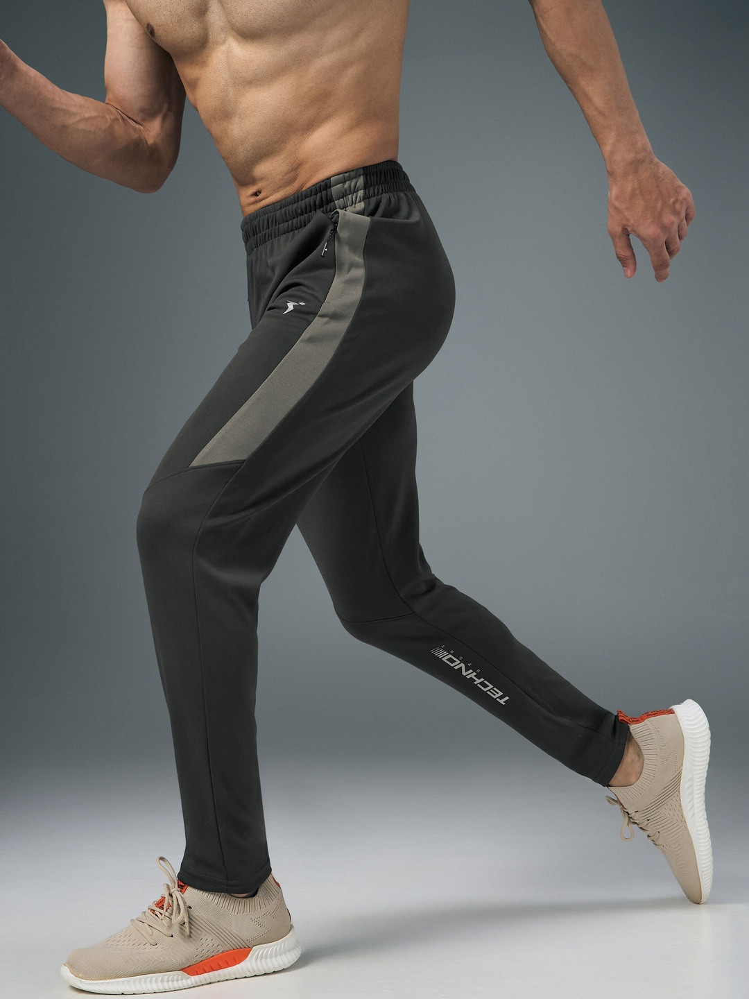 Technosport Men TECHNO DRY Mid-Rise Track Pants