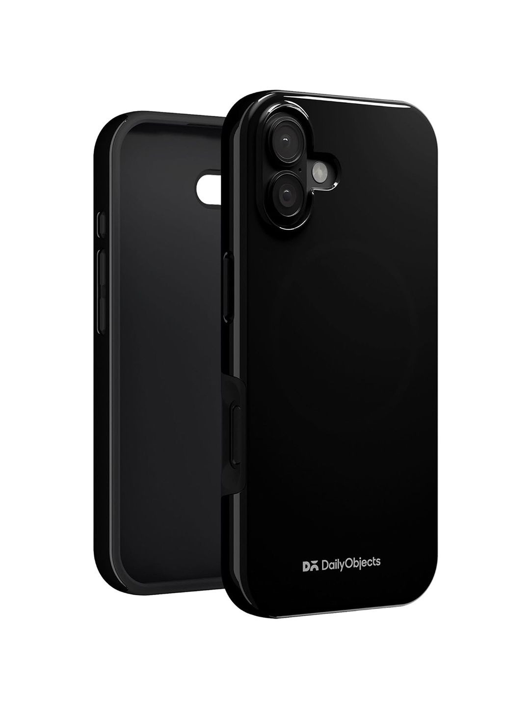 DailyObjects Black Enamel Bumper MagSafe iPhone 17 Case