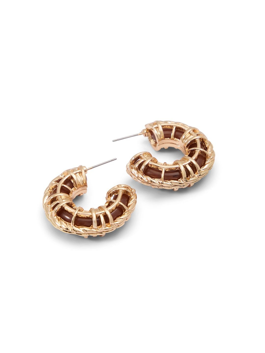 ALDO Crescent Shaped Half Hoop Earrings