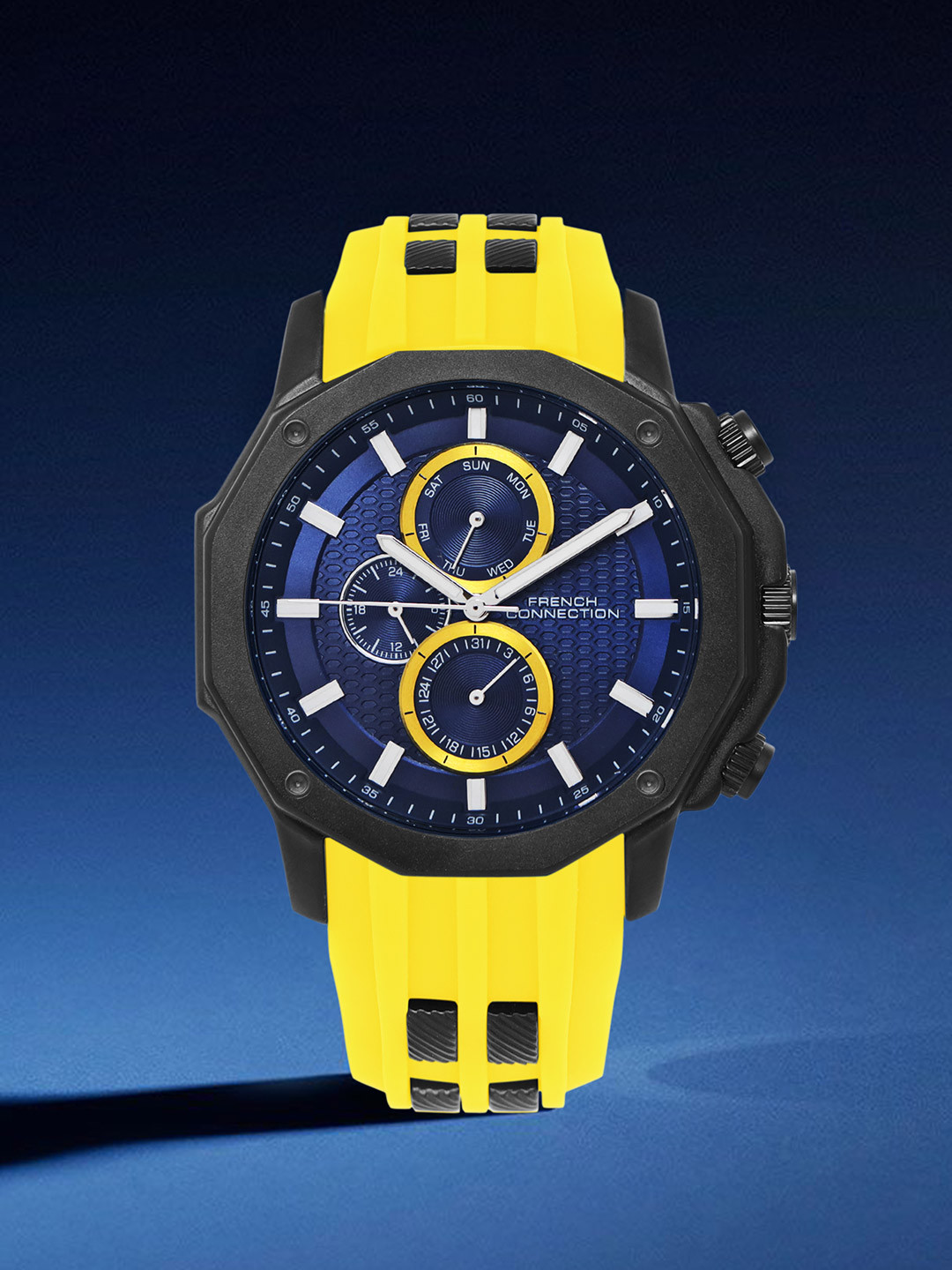 French Connection Men Dial & Straps Analogue Multi Function Watch FCH15YL