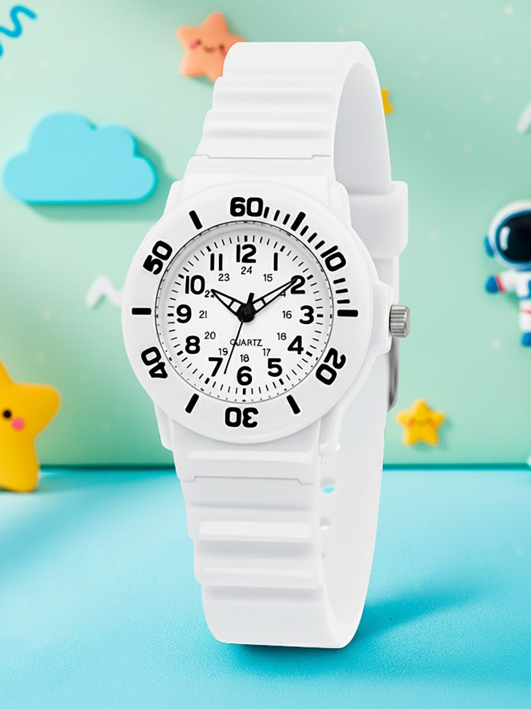 Time Up Unisex Kids Dial & Cut Work Straps Analogue Watch BTR-RINGER-10