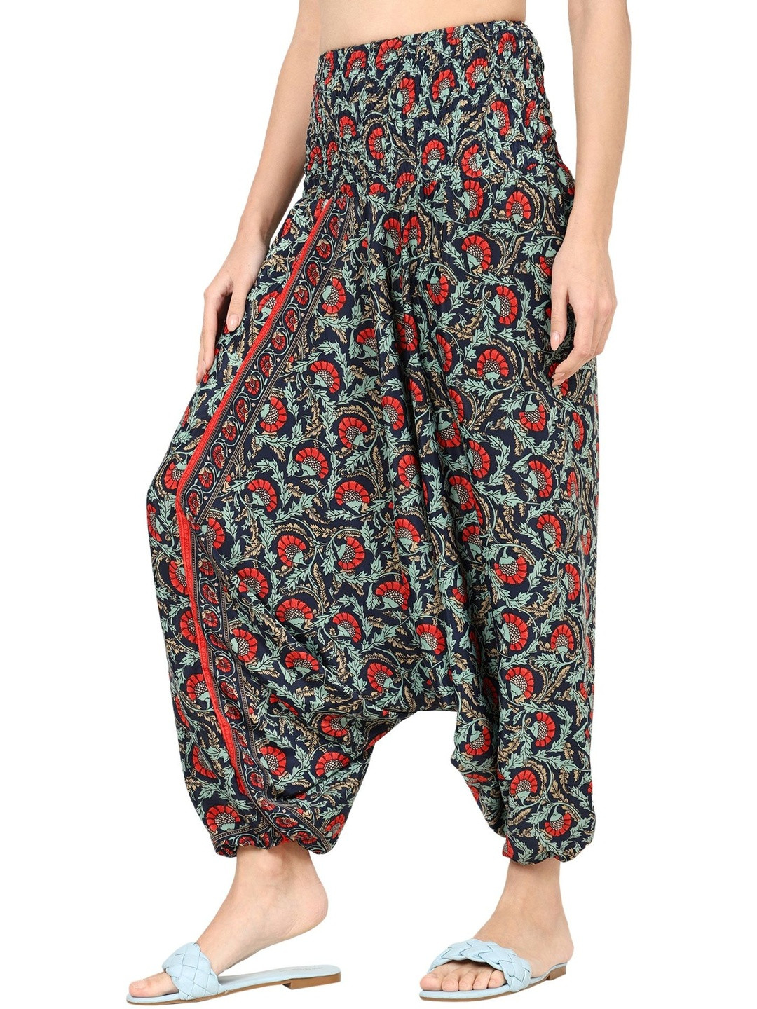 GALE GIRLS Women Loose Fit Printed Bohemian Stretchable Harem Pants