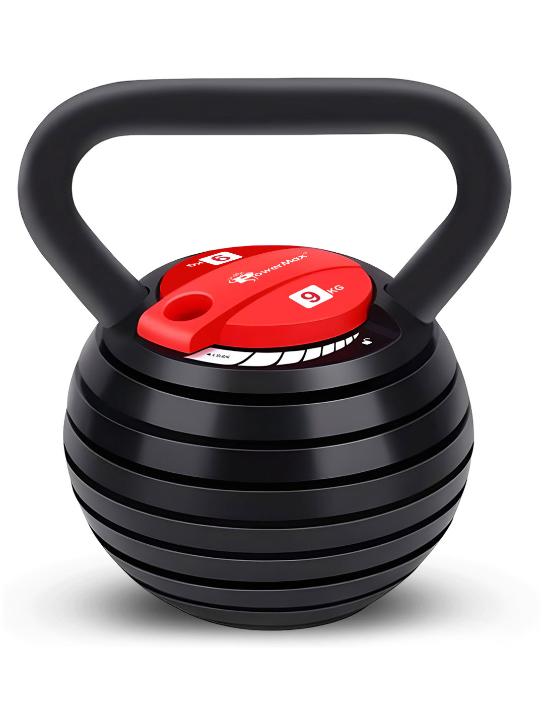 PowerMax Fitness KAD-9 Pro 7-in-1 Adjustable Weight Kettlebell for Home-Gym workout