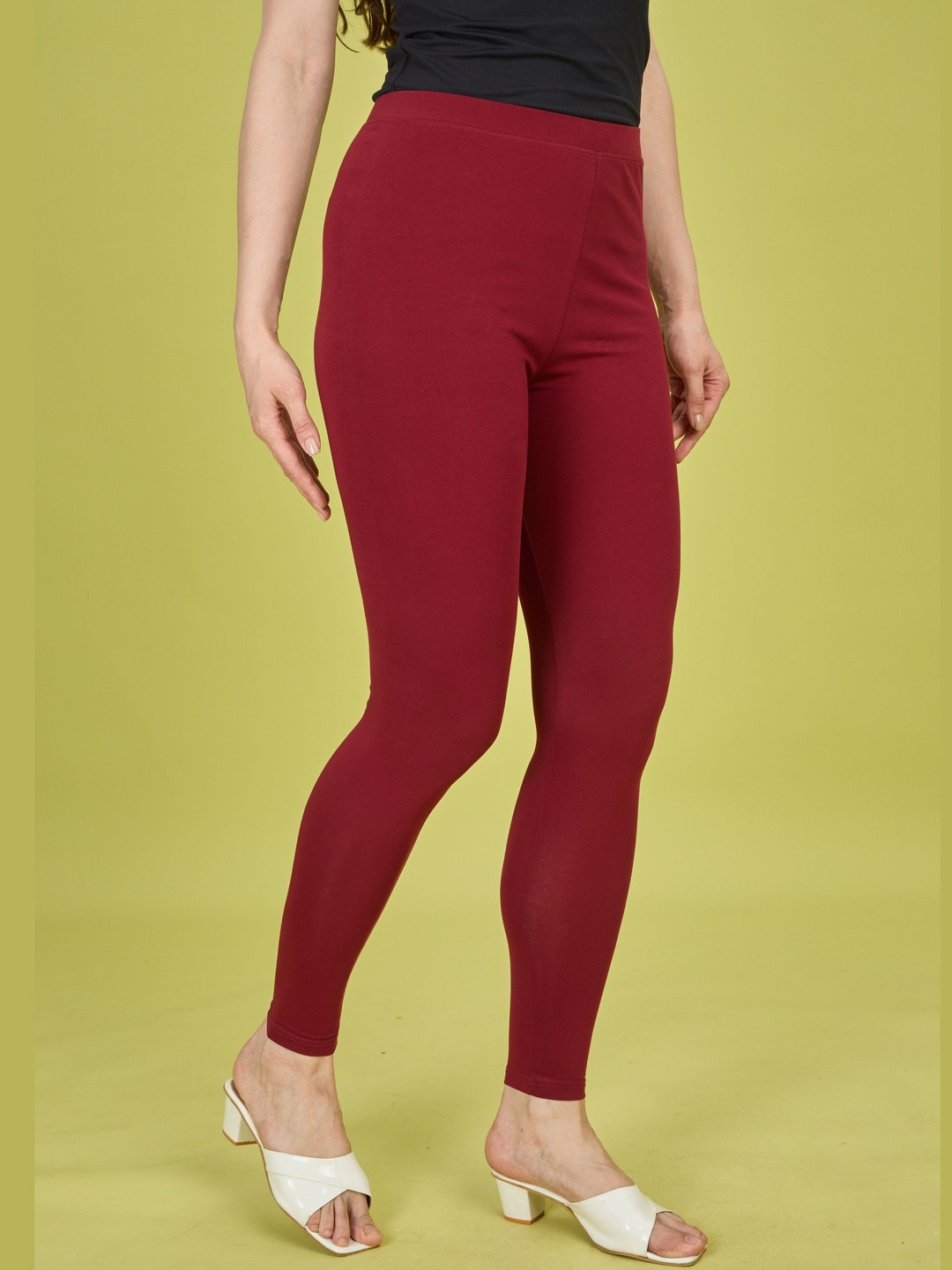 URBAN TRENDING Women Pack of 2 Mid-Rise Ankle-Length Legging