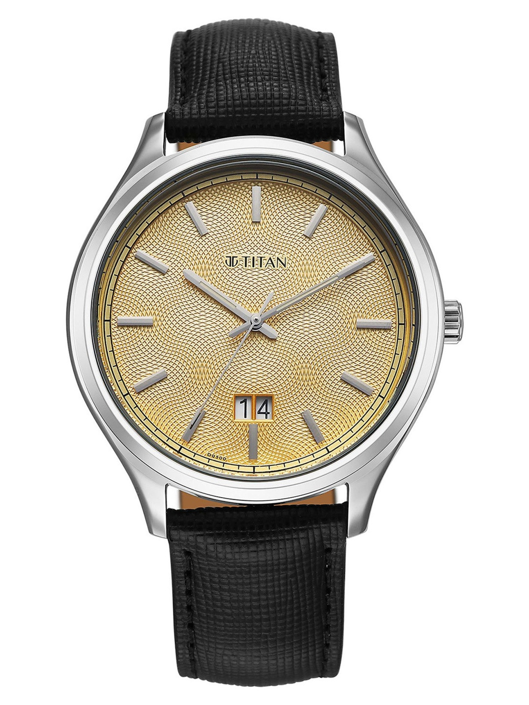 Titan Classique Palette of Time 2.0 Yellow Dial Interchangeable Straps Watch - 10033SL05