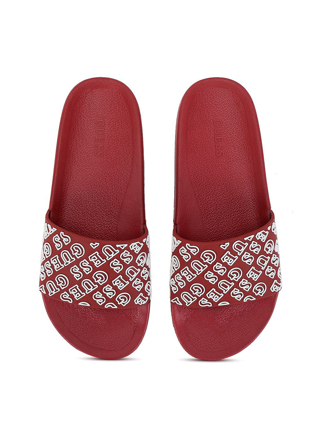 GUESS Men Monogram Printed Sliders