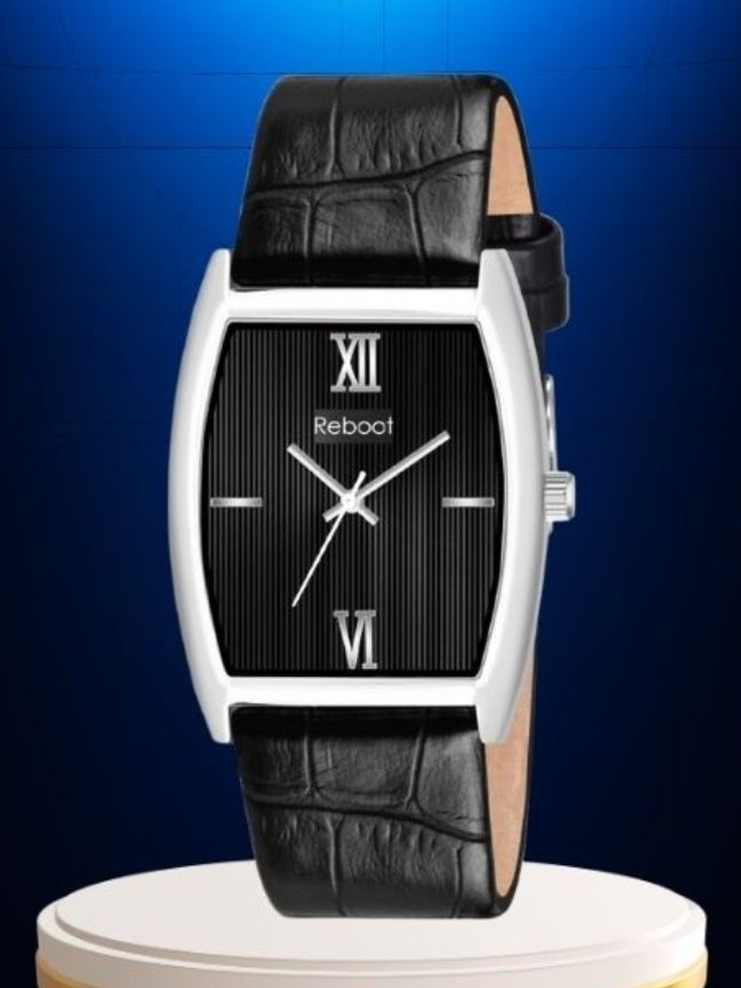 REBOOT Men Dial & Leather Straps Analogue Watch NEW62-111 SLIM