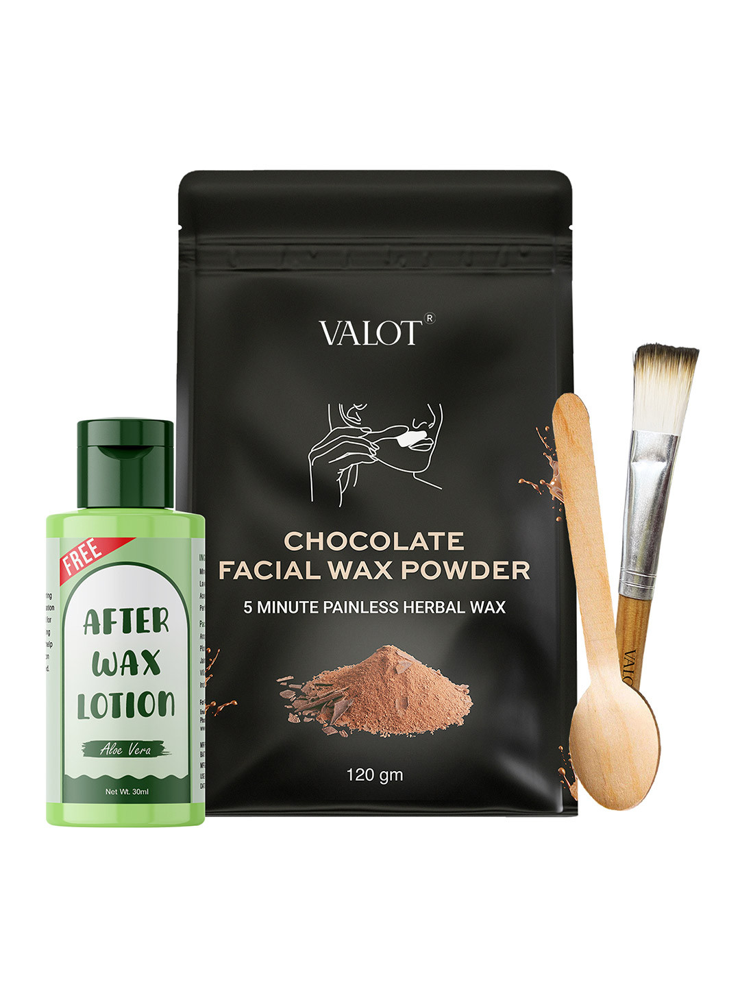 VALOT Chocolate Facial Wax Powder - 120 g