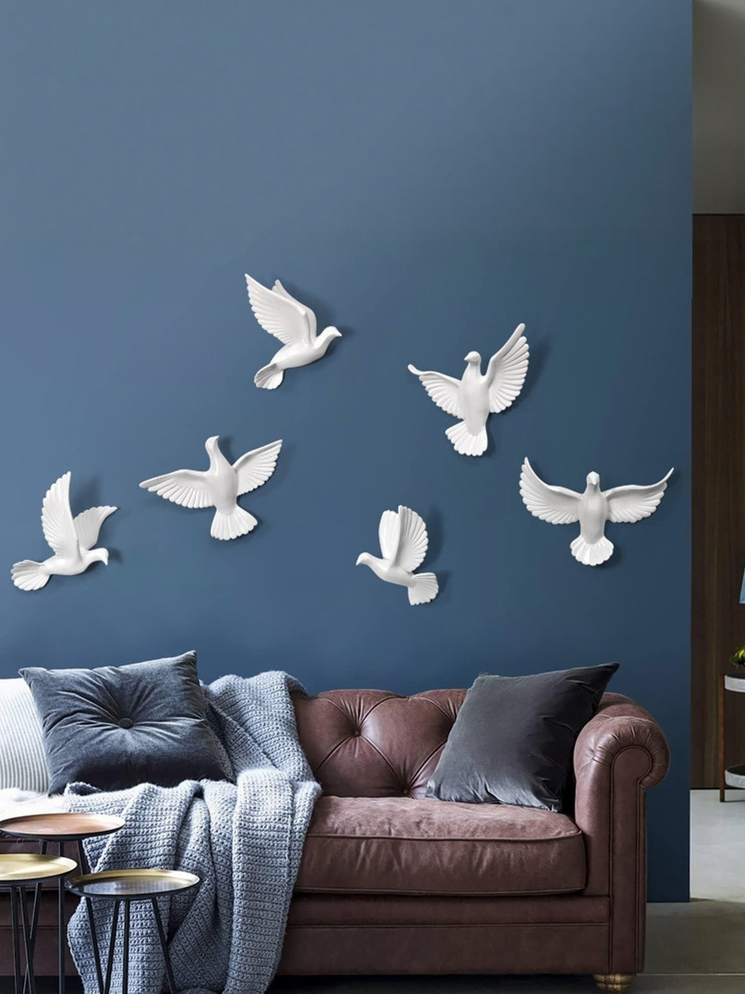 I M HANDICRAFT ONLINE White Set of 6 Piece Ceramic Other Fashion