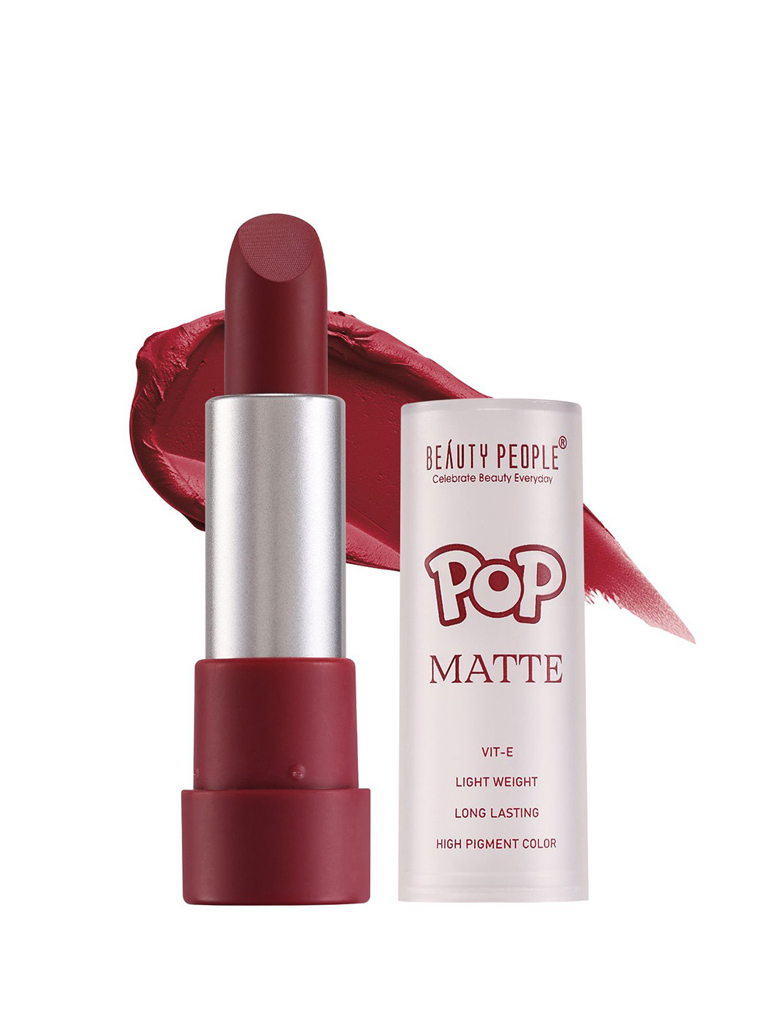Beauty People Pop Matte Long Lasting Lipstick 3.8 g - Wine Crush 13