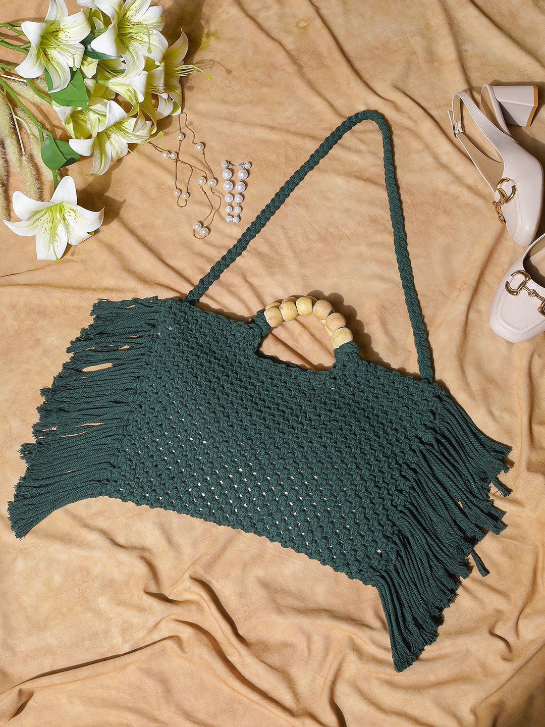 TASH BAGS Structured Hobo Bag