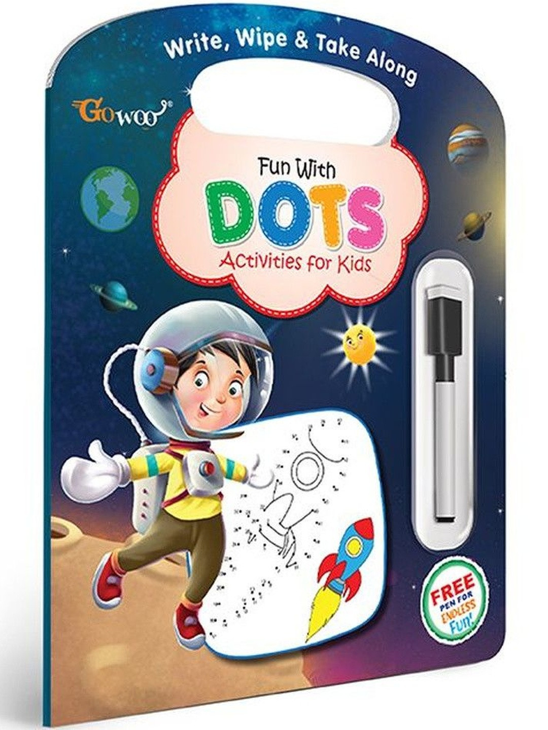 GOWOO Fun With Dots Book With Pen