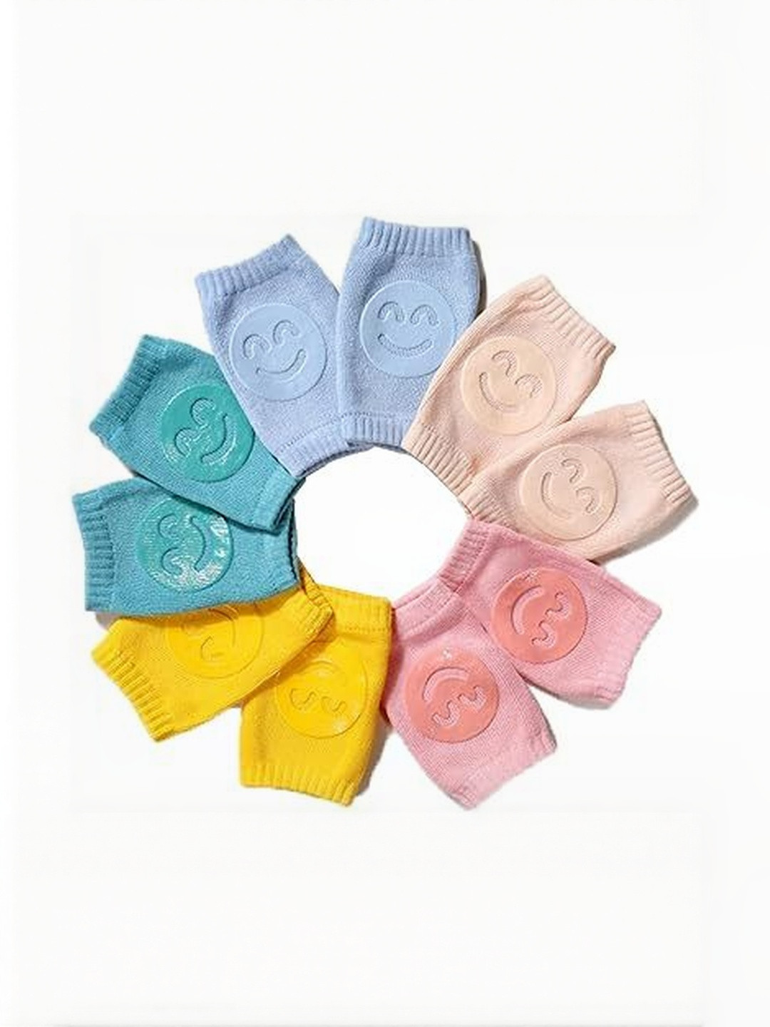 OGIMI- Ohh Give me Kids Pack Of 4 Textured Baby Knee Pads