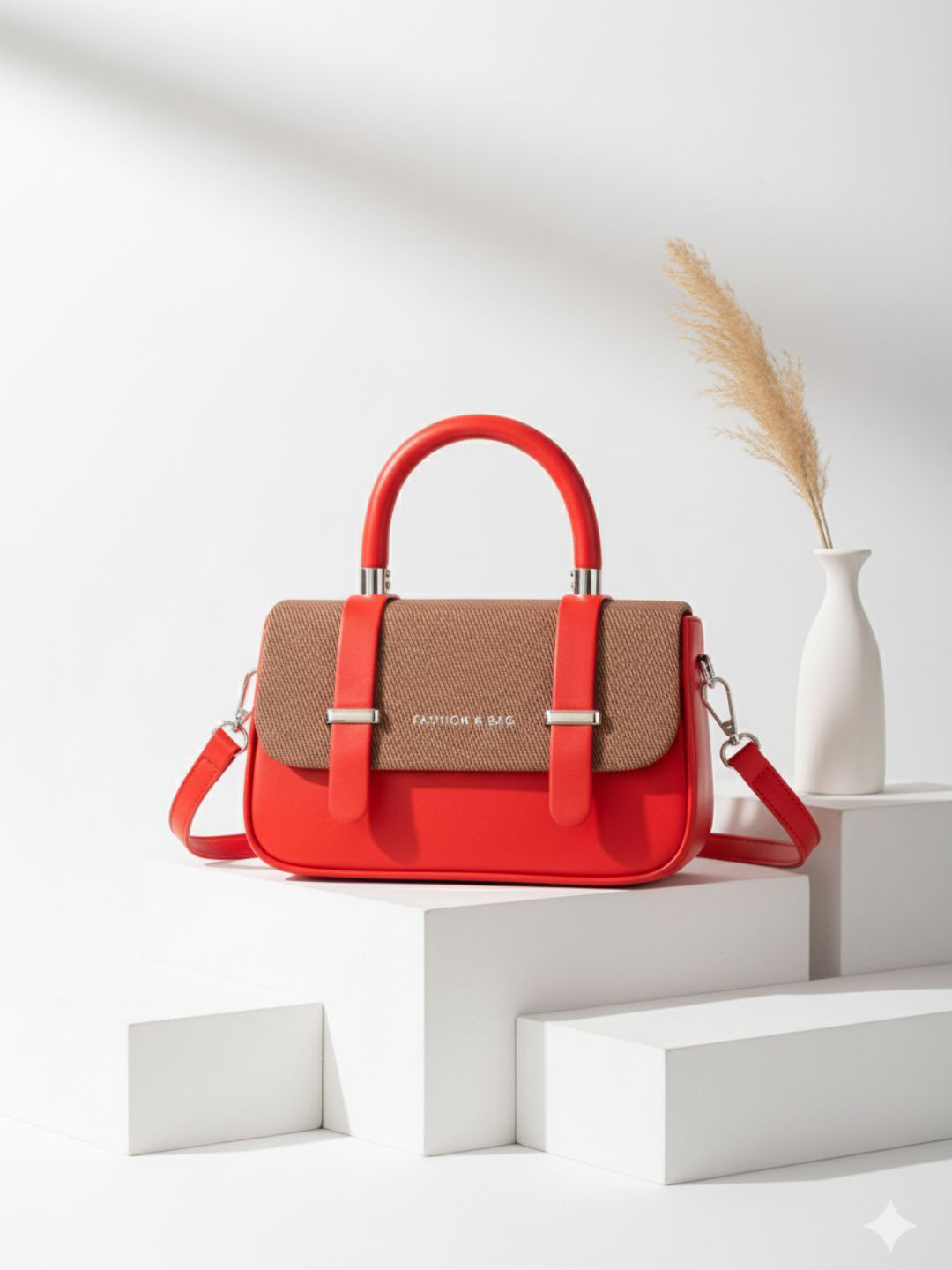 Flingo Women Solid Twin Handled Handheld Bag