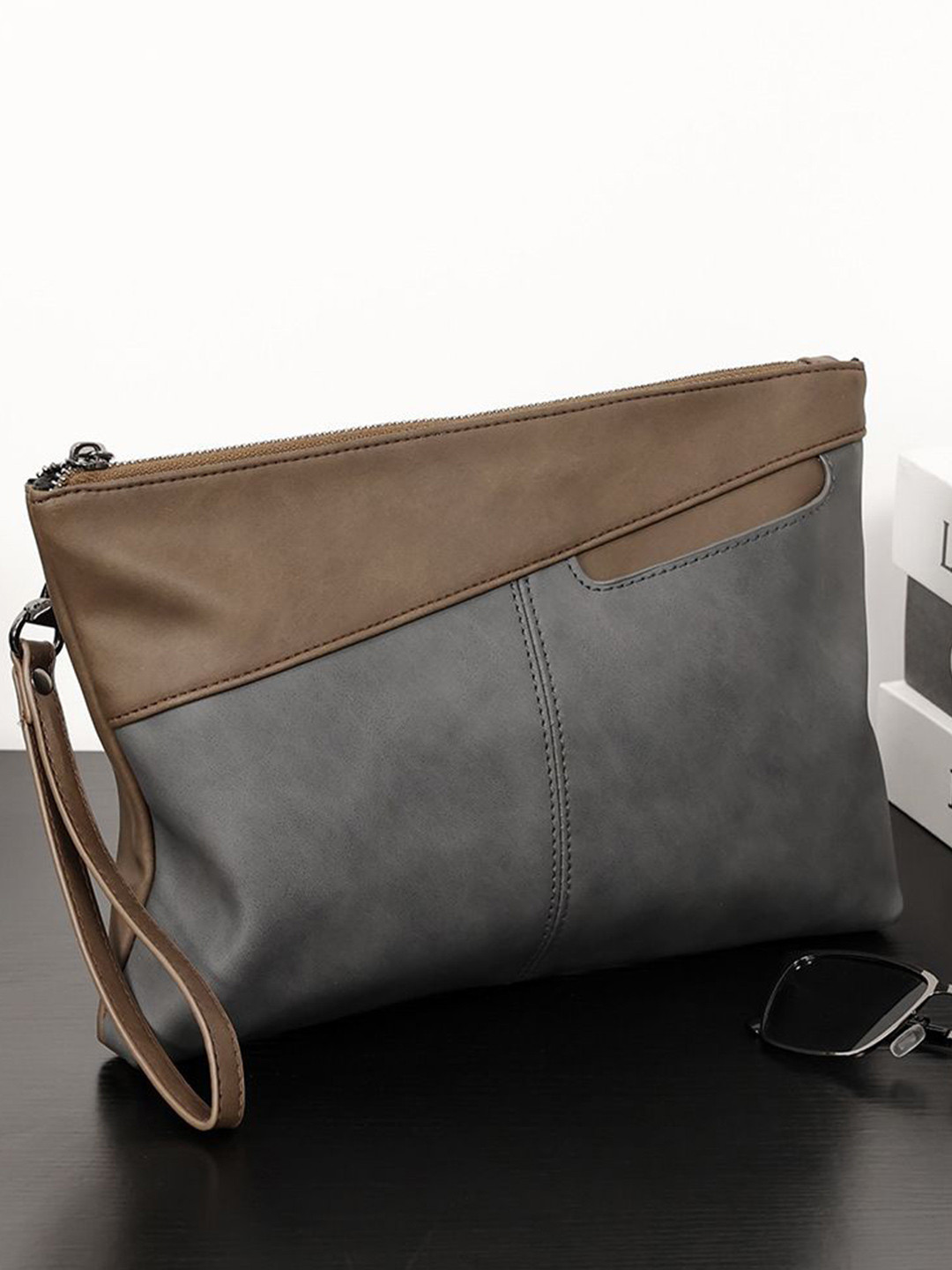 Mast & Harbour Men Colourblocked Tablet Sleeve