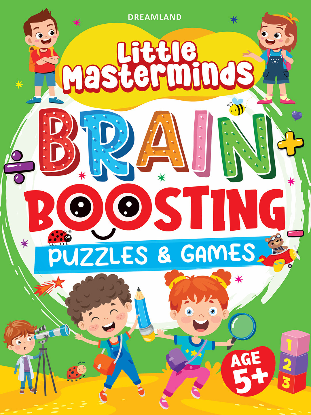 Dreamalnd Kids Little Masterminds: Brain Boosting Puzzles & Games Activity Book