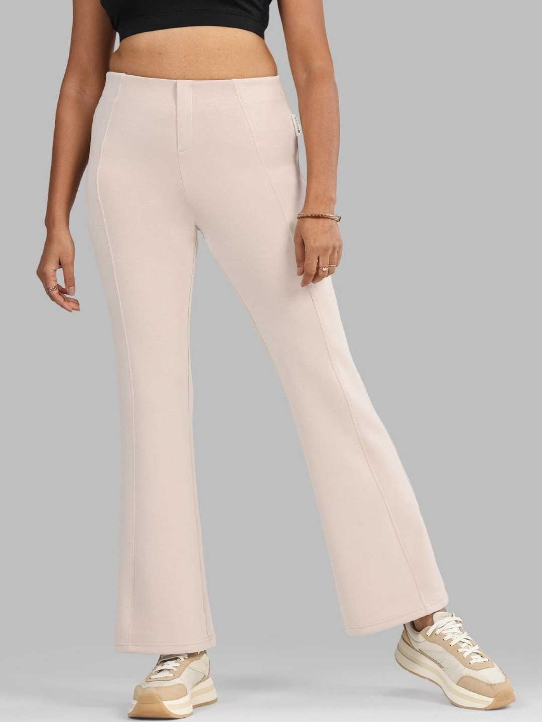 Blissclub Women High-Rise Bare Butter Flare Pants