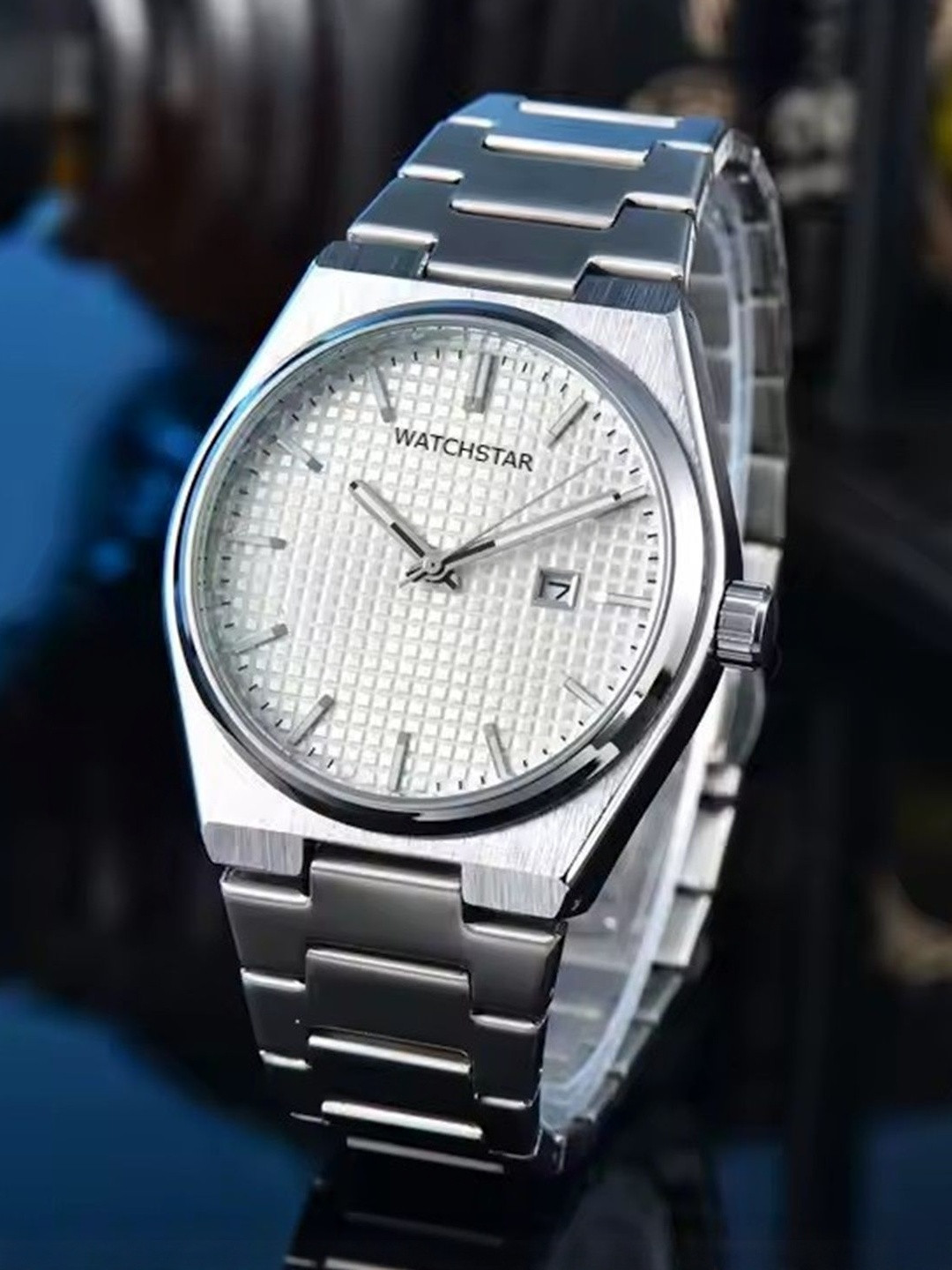 WATCHSTAR Men Dial & Stainless Steel Straps Analogue Watch royall Silver