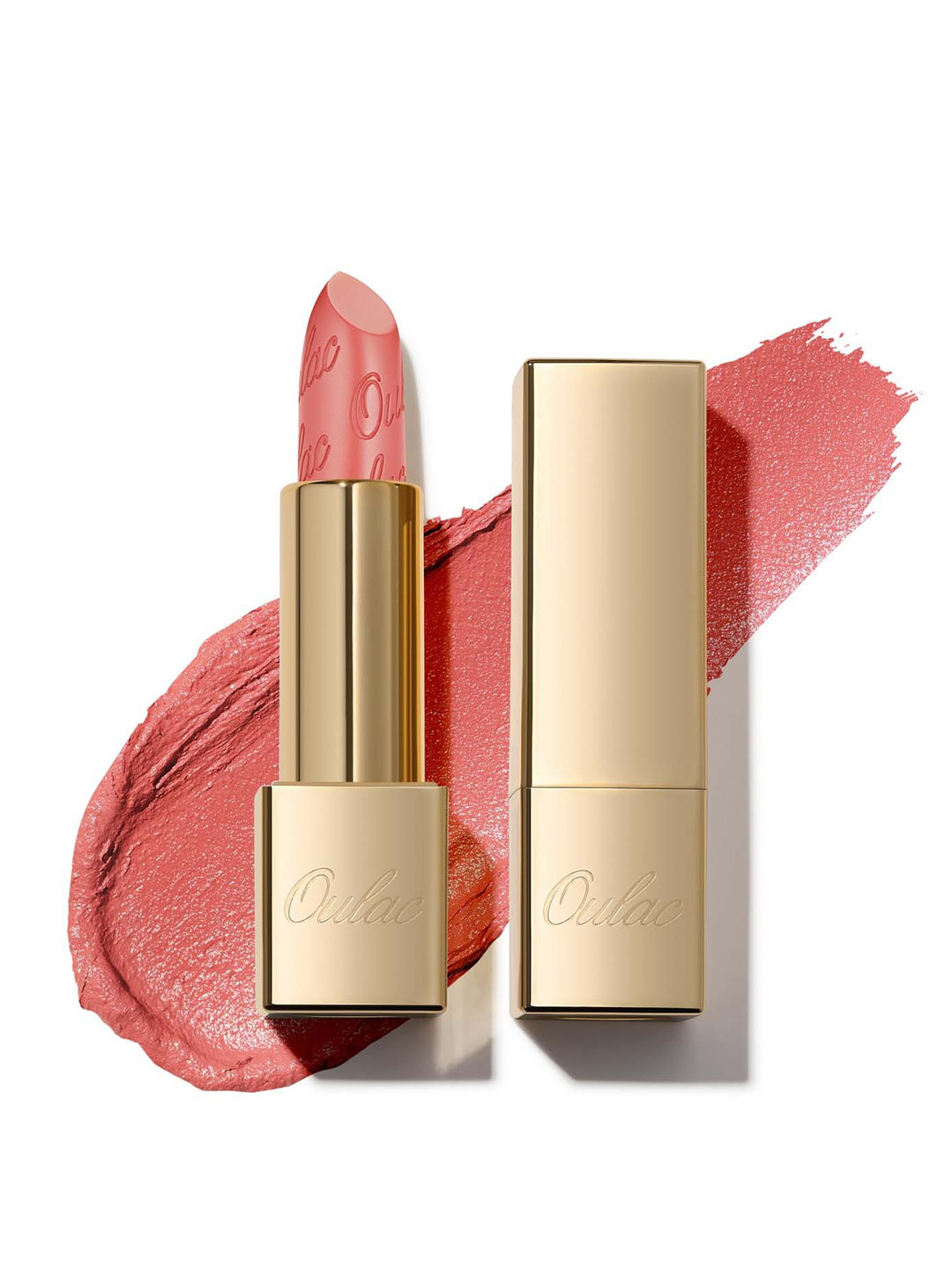Oulac Metallic Shine Lipstick With Castor Oil - 4.3 g - Enthusiasm GM08