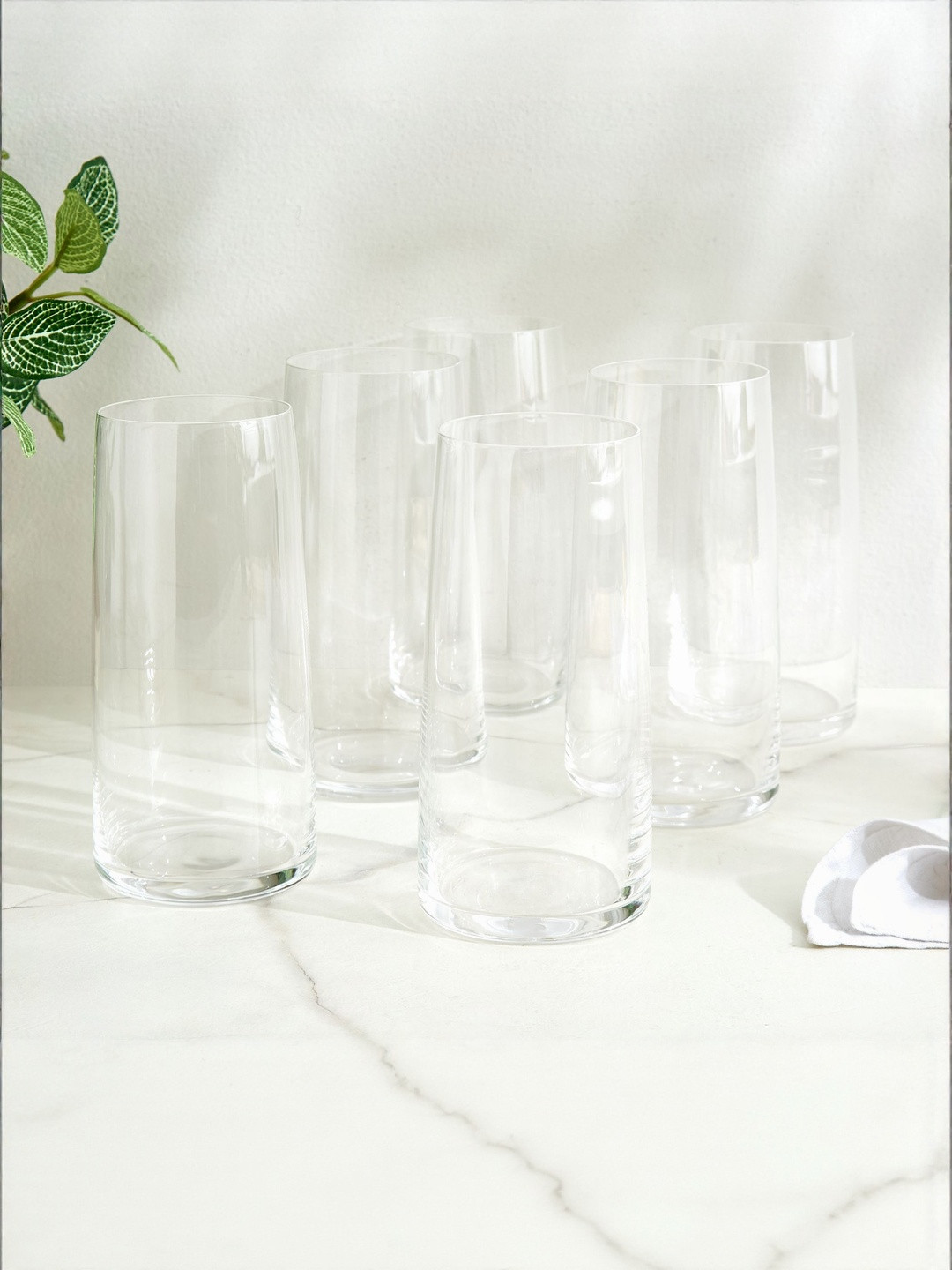 Home Centre Wexford Akiko Unisex Transparent Glass Easy to Clean Beer Bar Glass 430ml