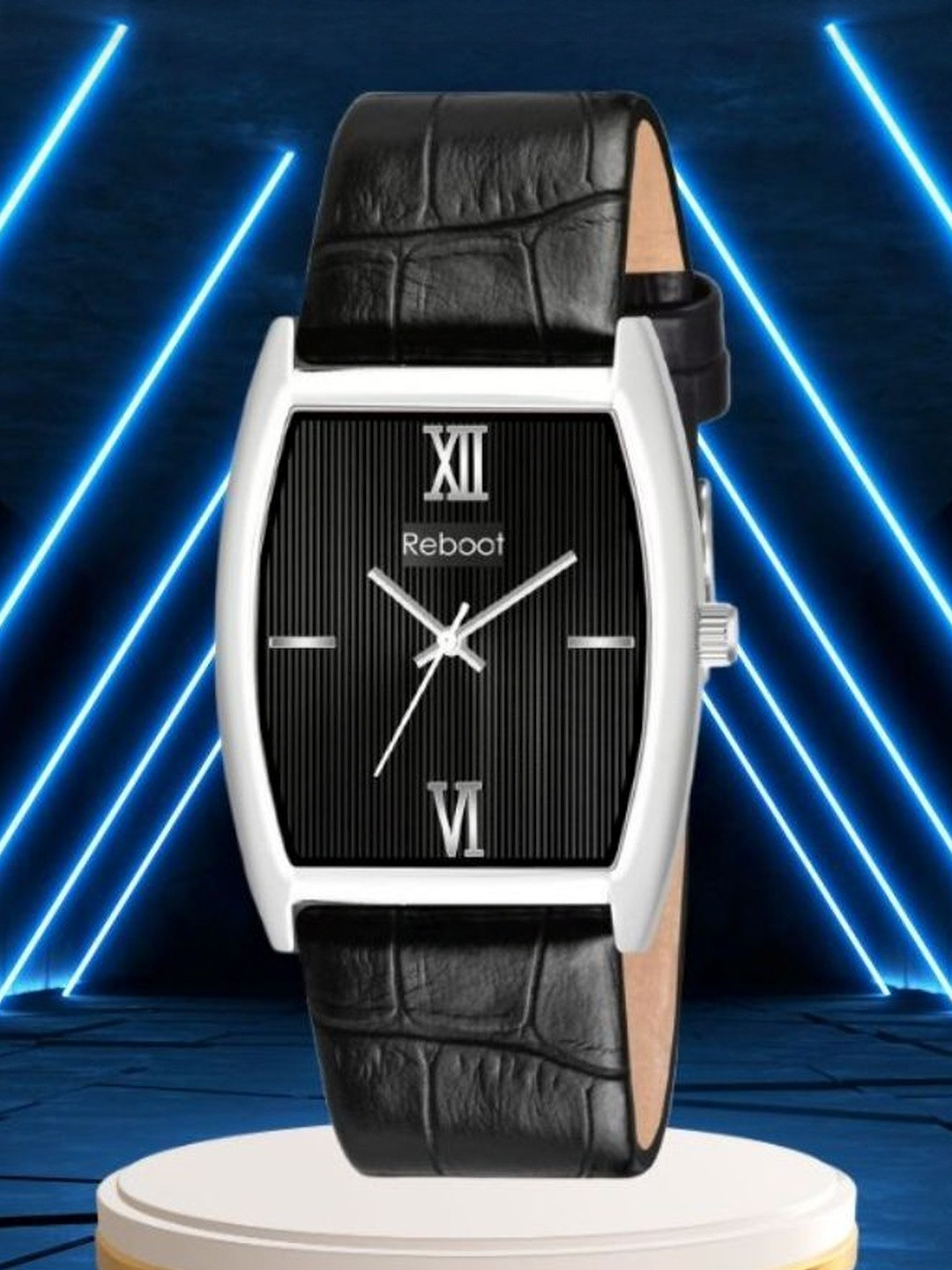 REBOOT Men Textured Dial & Straps Analogue Watch NEW101-111 SLIM