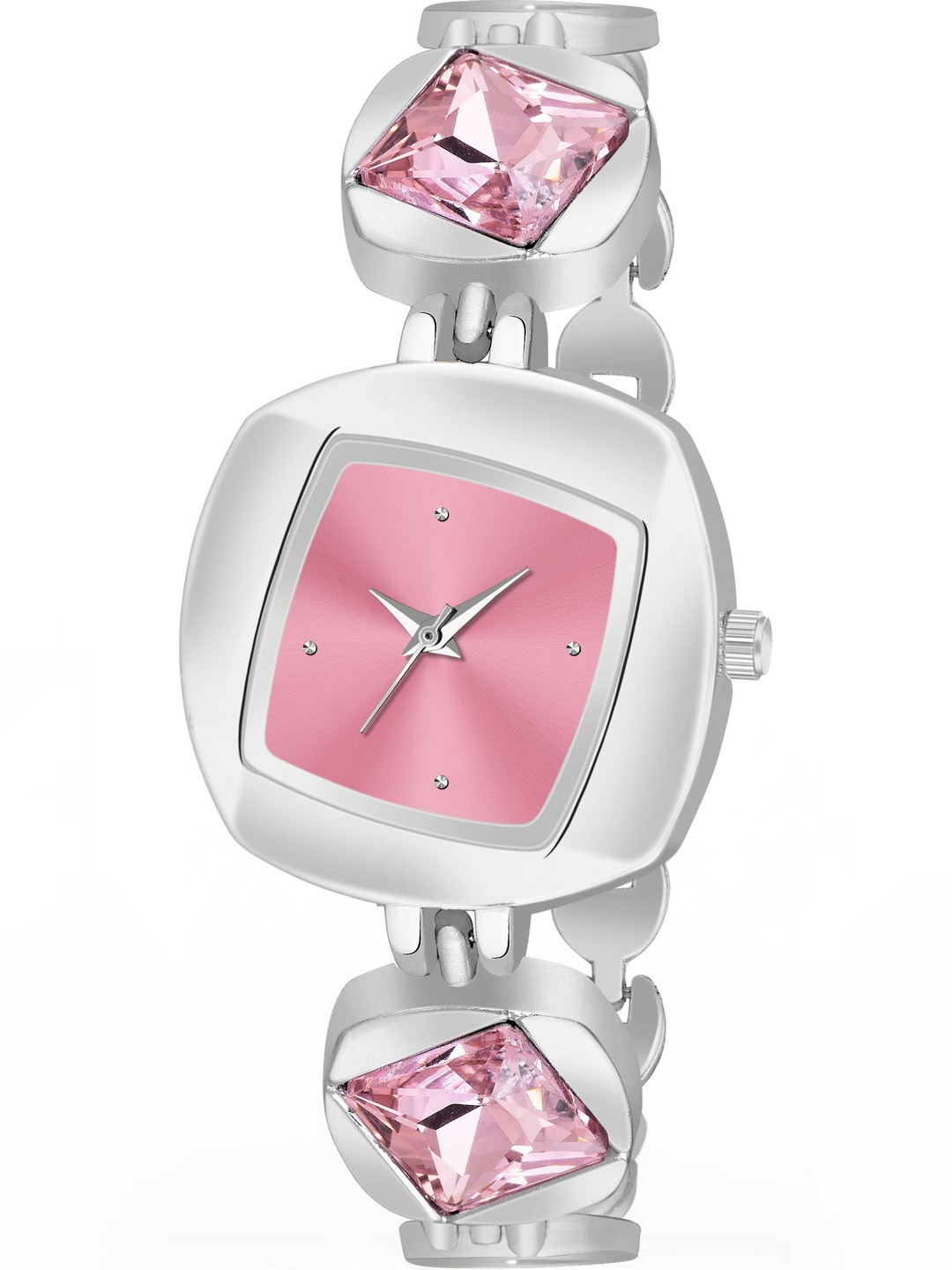 WATCHSTAR Women Dial & Stainless Steel Straps Analogue Watch Pink Pariwc