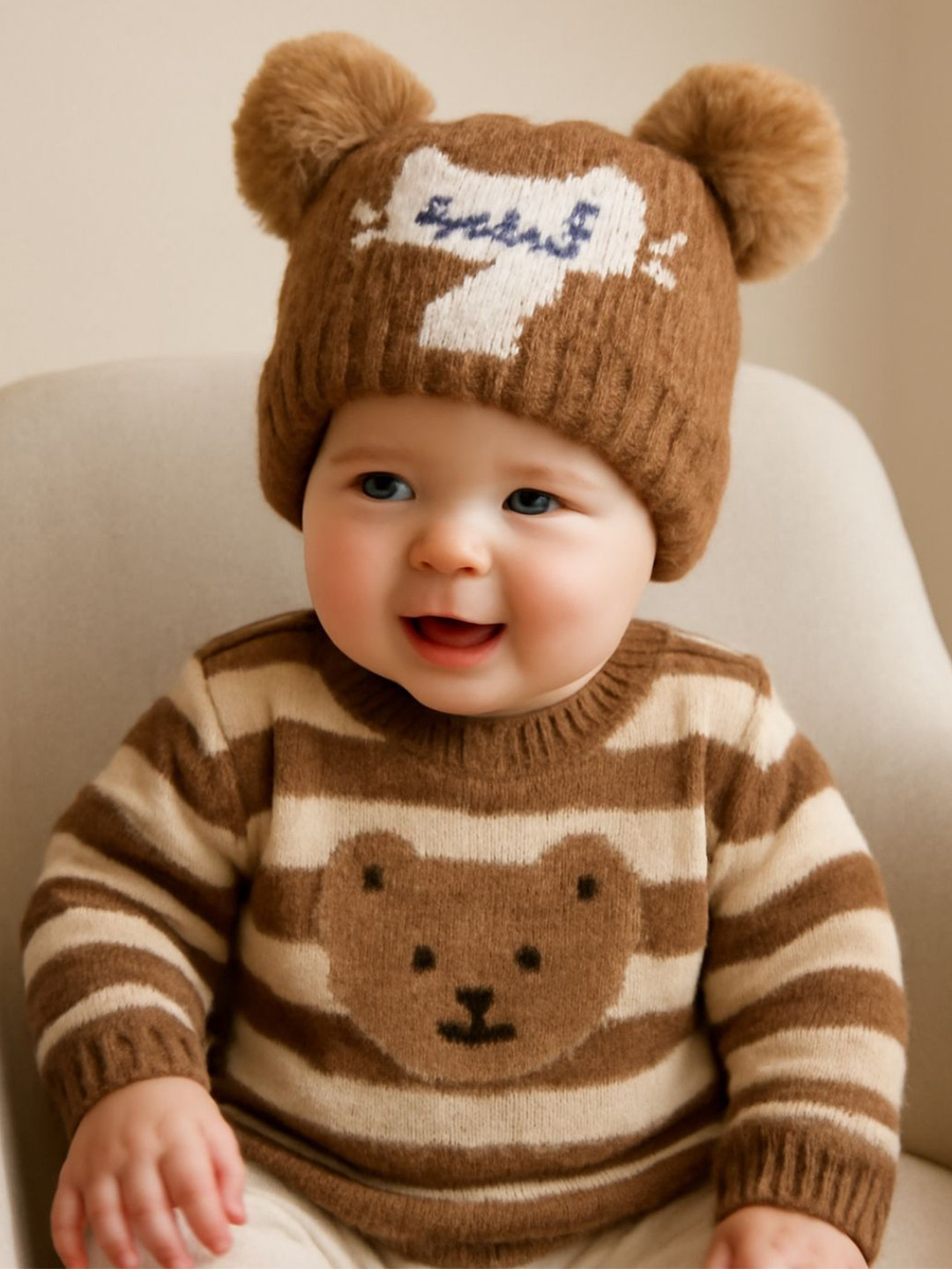 Cdeck Kids Woollen Beanie Knit Warm Caps