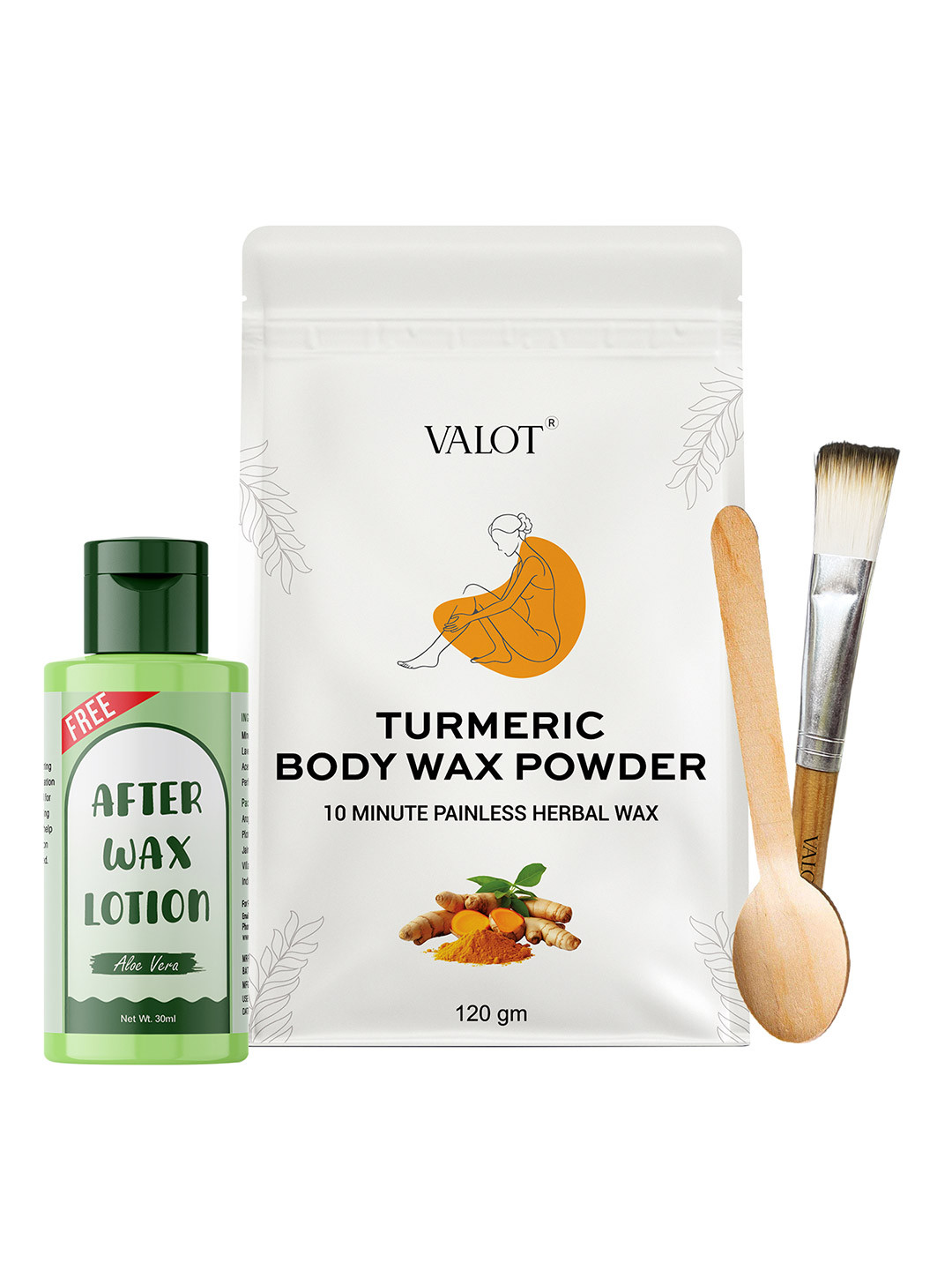 VALOT Turmeric Body Wax Powder - 120 g