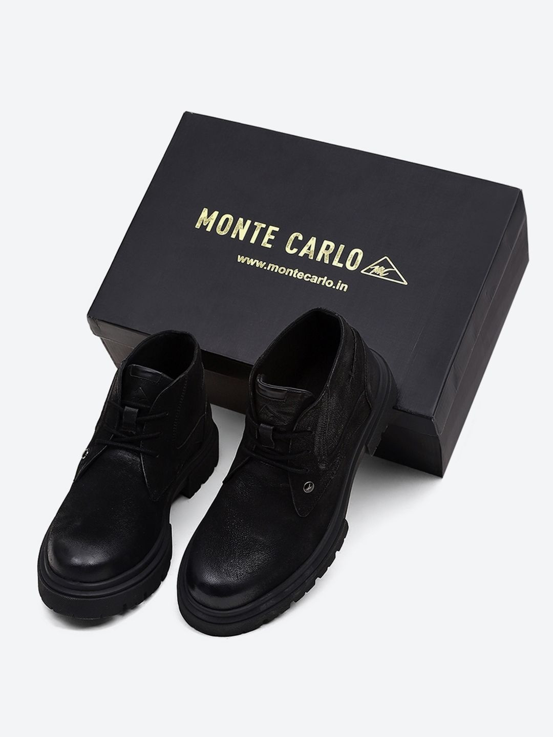 Monte Carlo Men Leather Lace Up Outdoor Boot