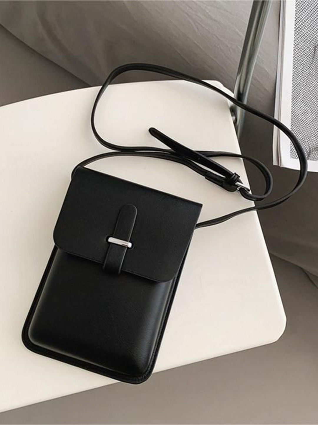 Mast & Harbour Men Buckle Closure Messenger Bag With Buckle Closure