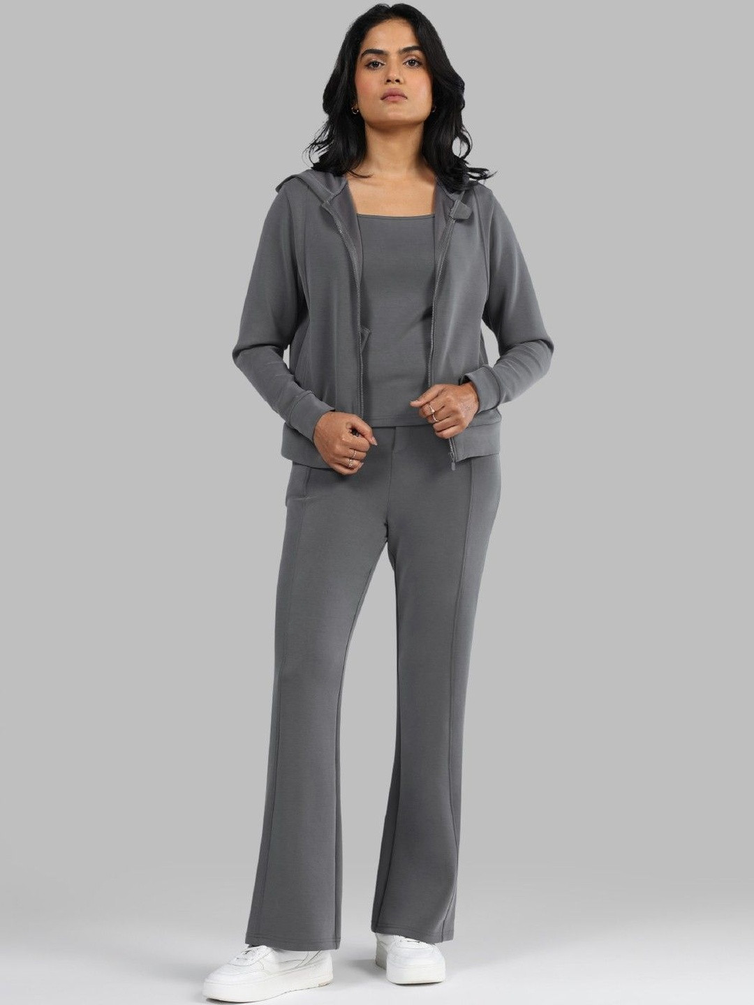 Blissclub Women Bare Butter Flare Regular Pants